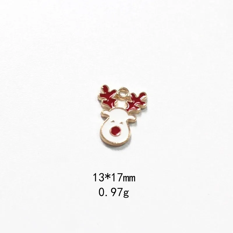 1 Piece Alloy Rhinestones Christmas Socks Wreath Snowman