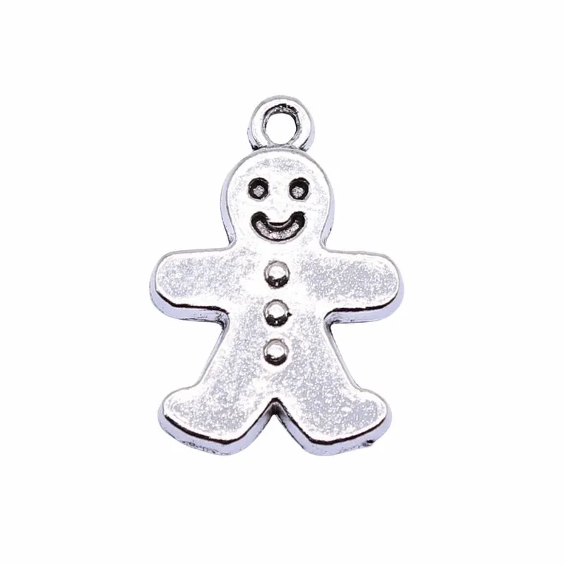 1 Piece Cute Gingerbread Alloy Plating Pendant Jewelry Accessories