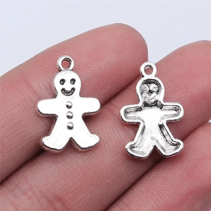 1 Piece Cute Gingerbread Alloy Plating Pendant Jewelry Accessories