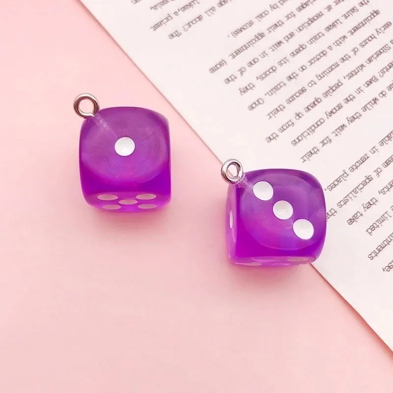 1 Piece Resin Star Heart Shape Grape Pendant
