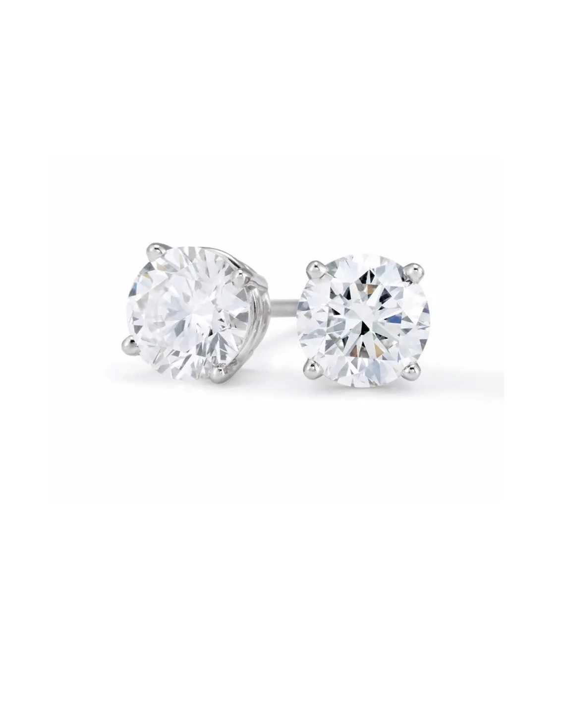 1.21 CTW Classic Diamond Stud Earrings