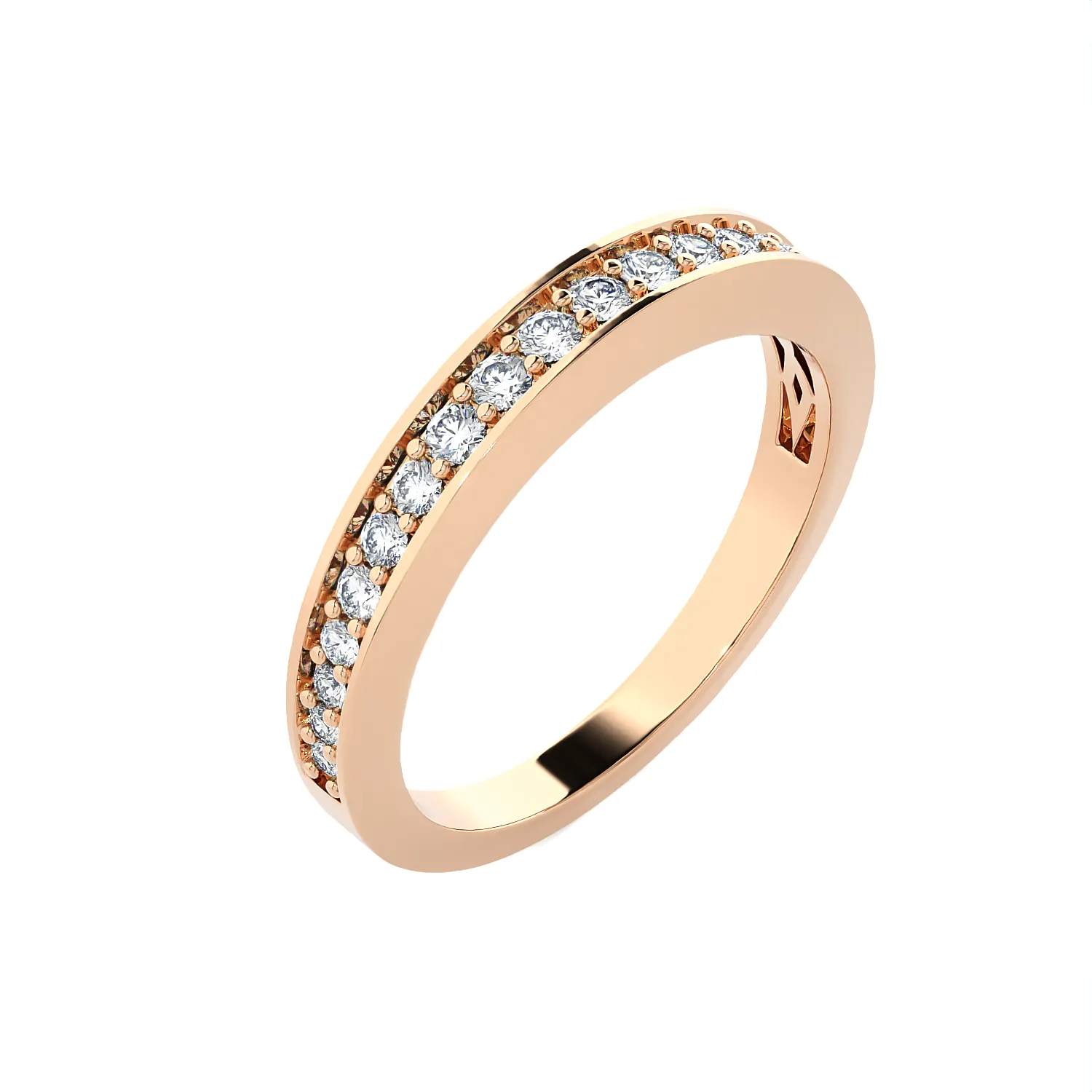 1/3 ctw Round Lab Grown Diamond Anniversary Ring