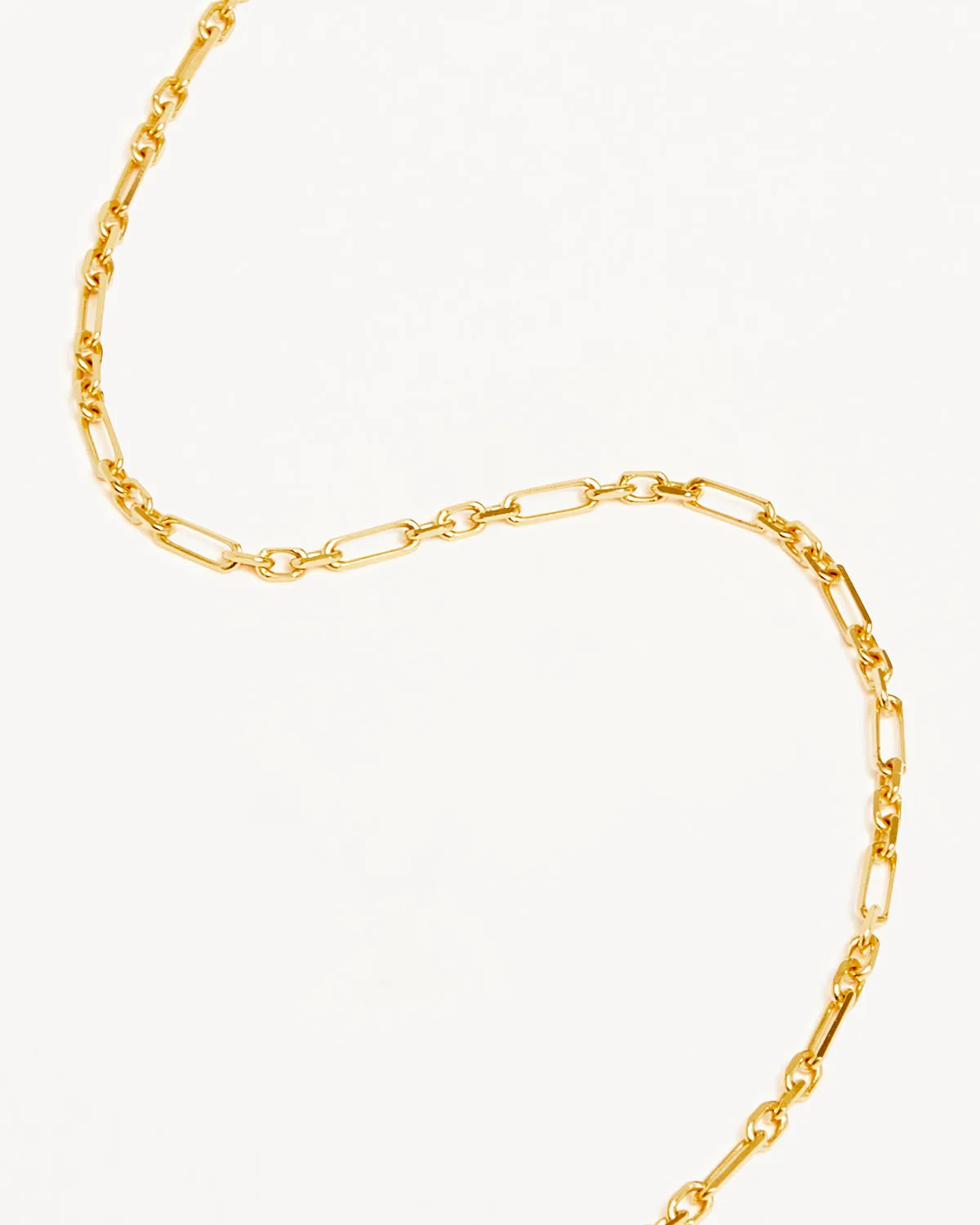 18k Gold Vermeil Mixed Link Chain Anklet