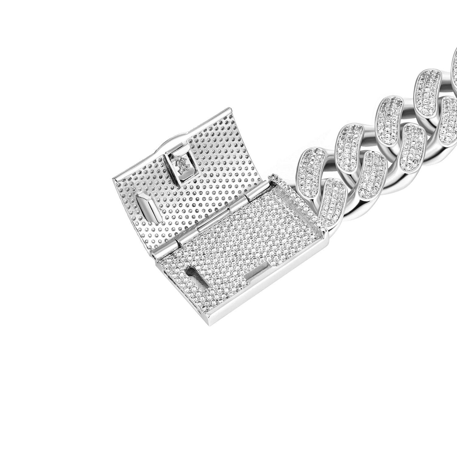 19mm Iced Cuban Chain And Bracelet Gift Set