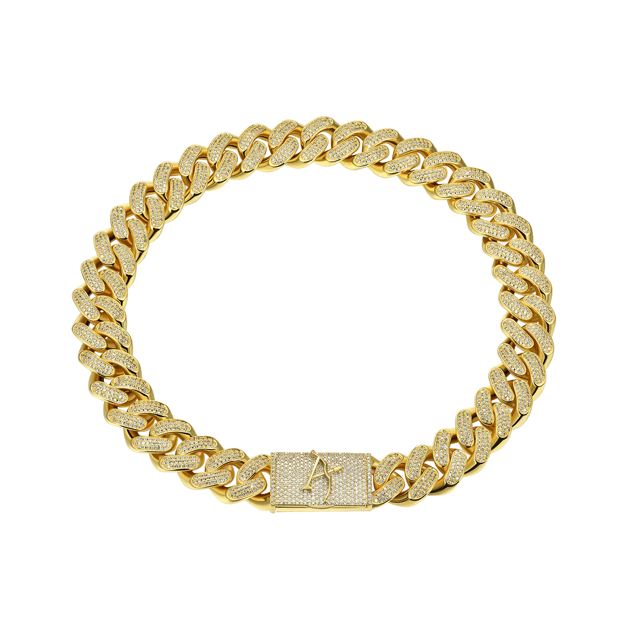 19mm Iced Cuban Chain And Bracelet Gift Set