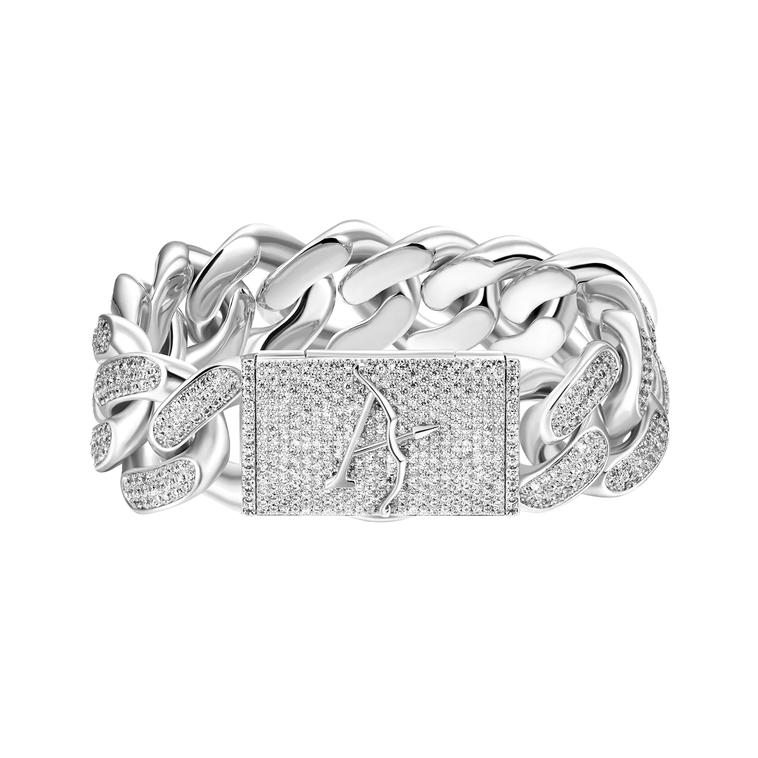 19mm Iced Cuban Chain And Bracelet Gift Set