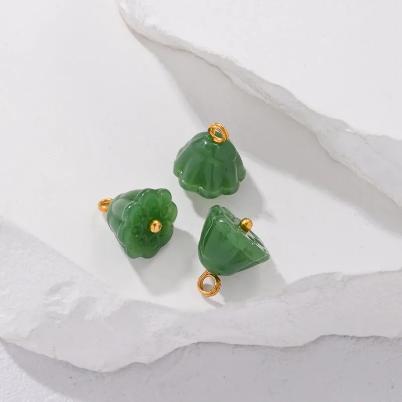 3 PCS/Package 2*2cm Alloy Pumpkin Pendant