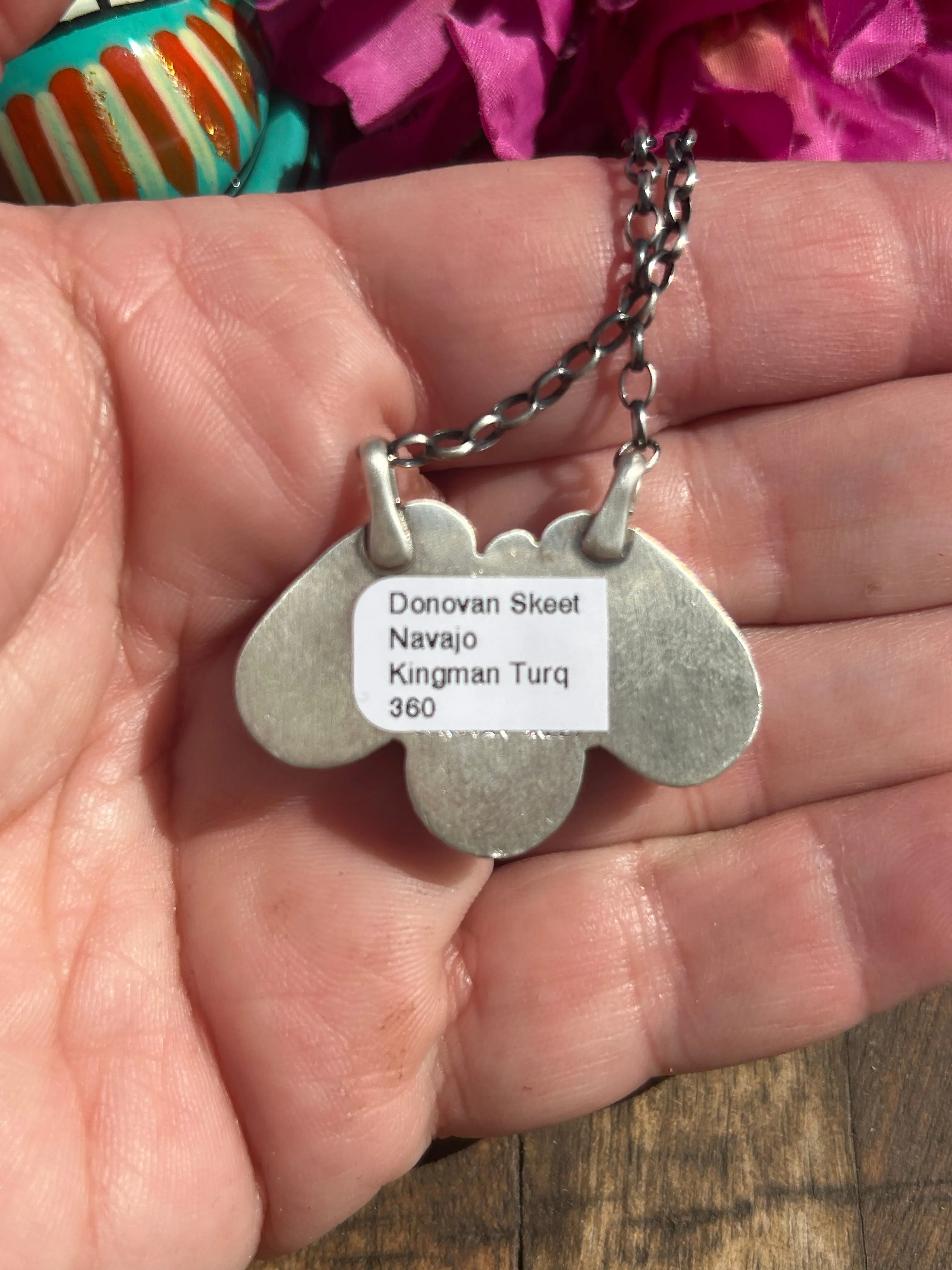 3 Stone Kingman Necklace #1