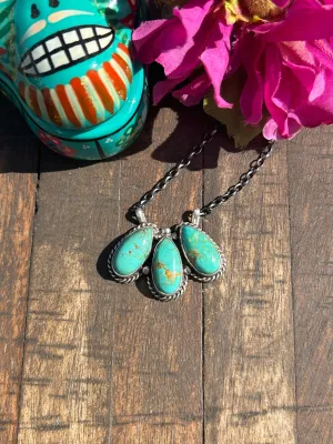 3 Stone Kingman Necklace #1