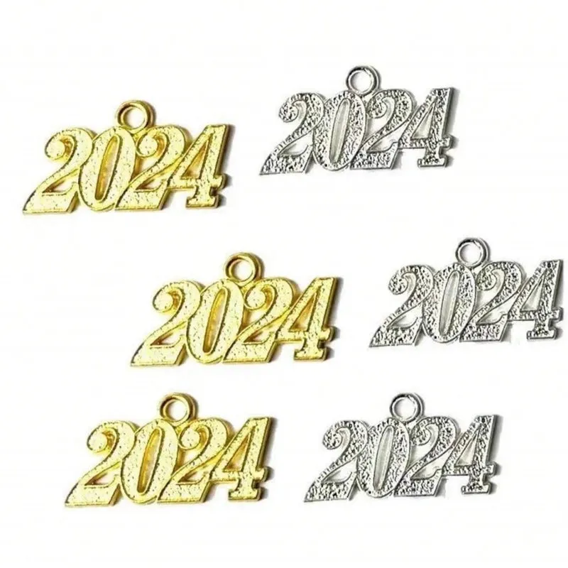 5 Pieces Diameter 3mm Hole Under 1mm Alloy Alloy Letter Pendant