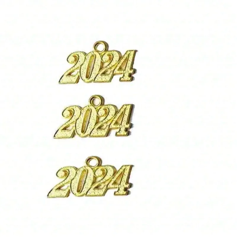 5 Pieces Diameter 3mm Hole Under 1mm Alloy Alloy Letter Pendant