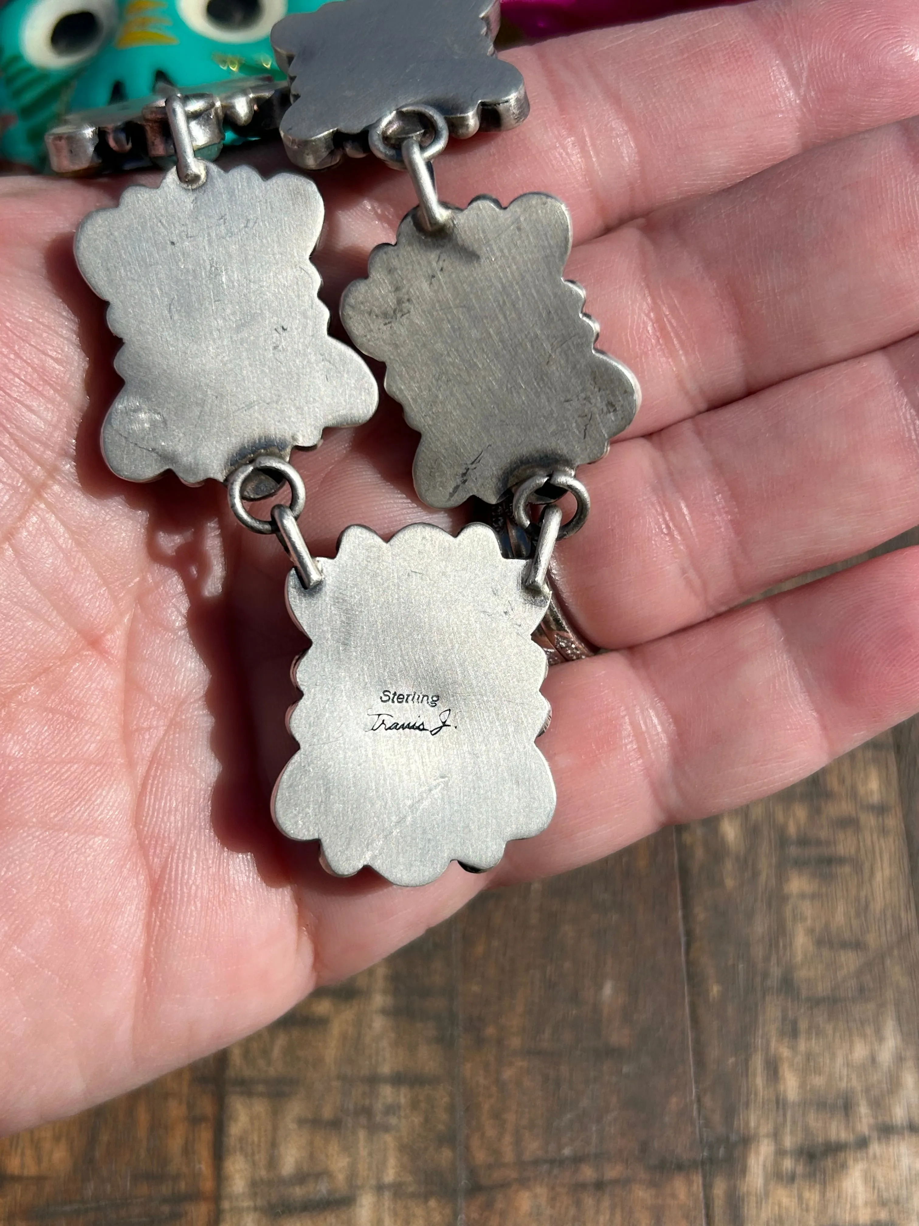 5 Stone Liittle Cluster Necklace