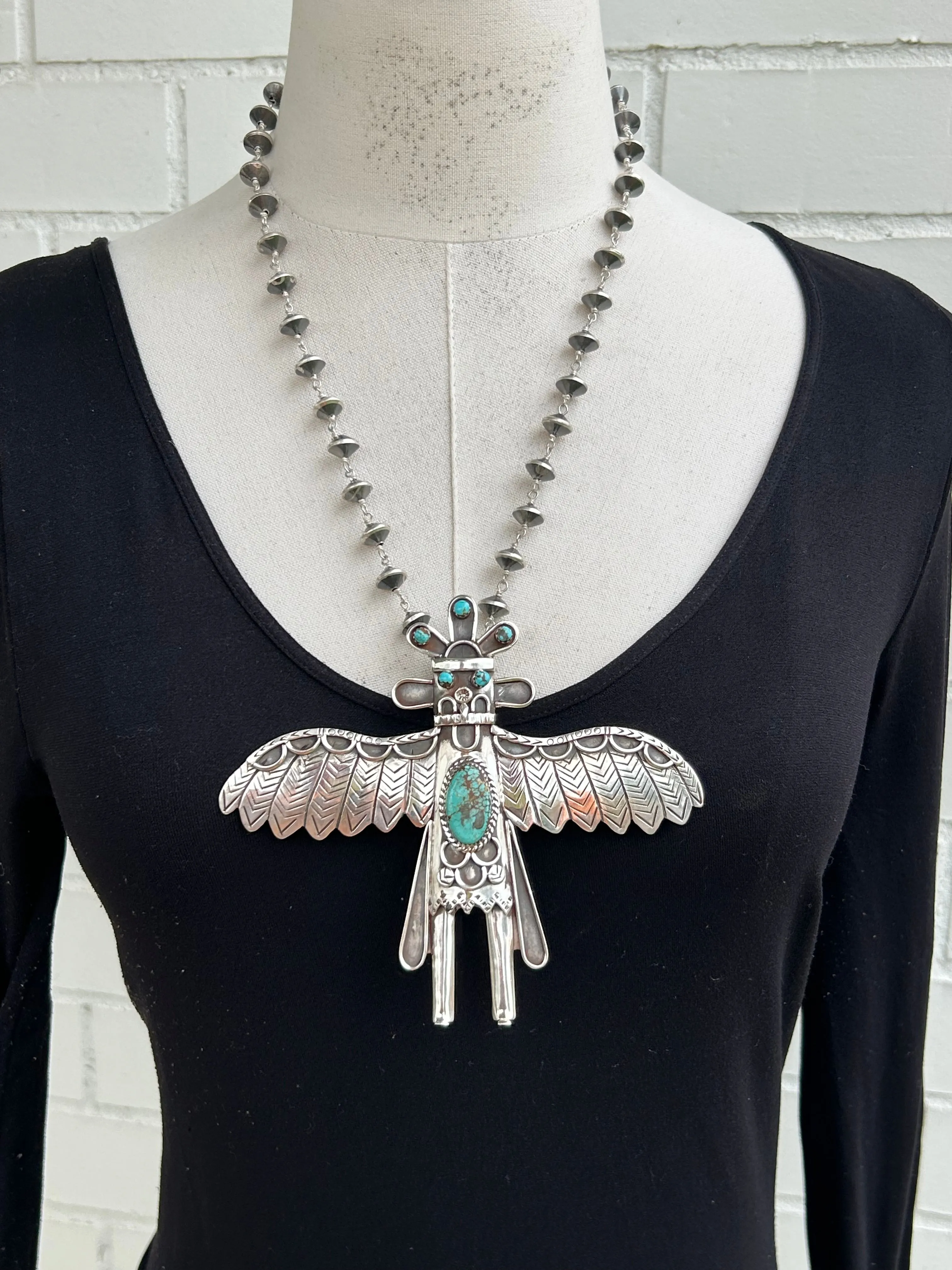 #8 Turquoise Kachina Necklace/Bolo Slider