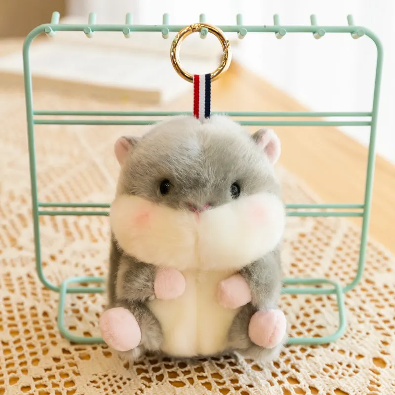 Adorable Plush Animal Keychain Pendants