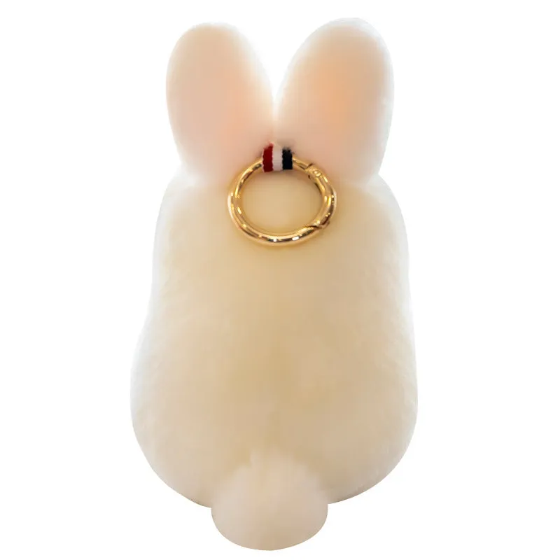 Adorable Plush Animal Keychain Pendants