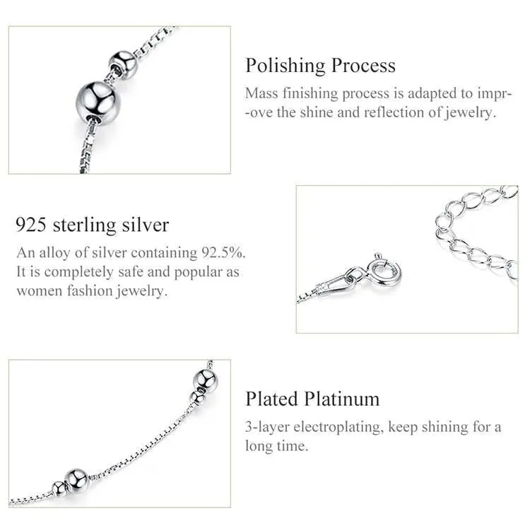 Anklet Charm Jewelry - Round Beads - SCT005