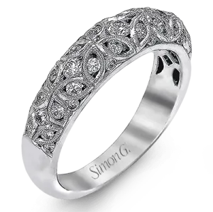 Anniversary Ring In 18k Gold With Diamonds