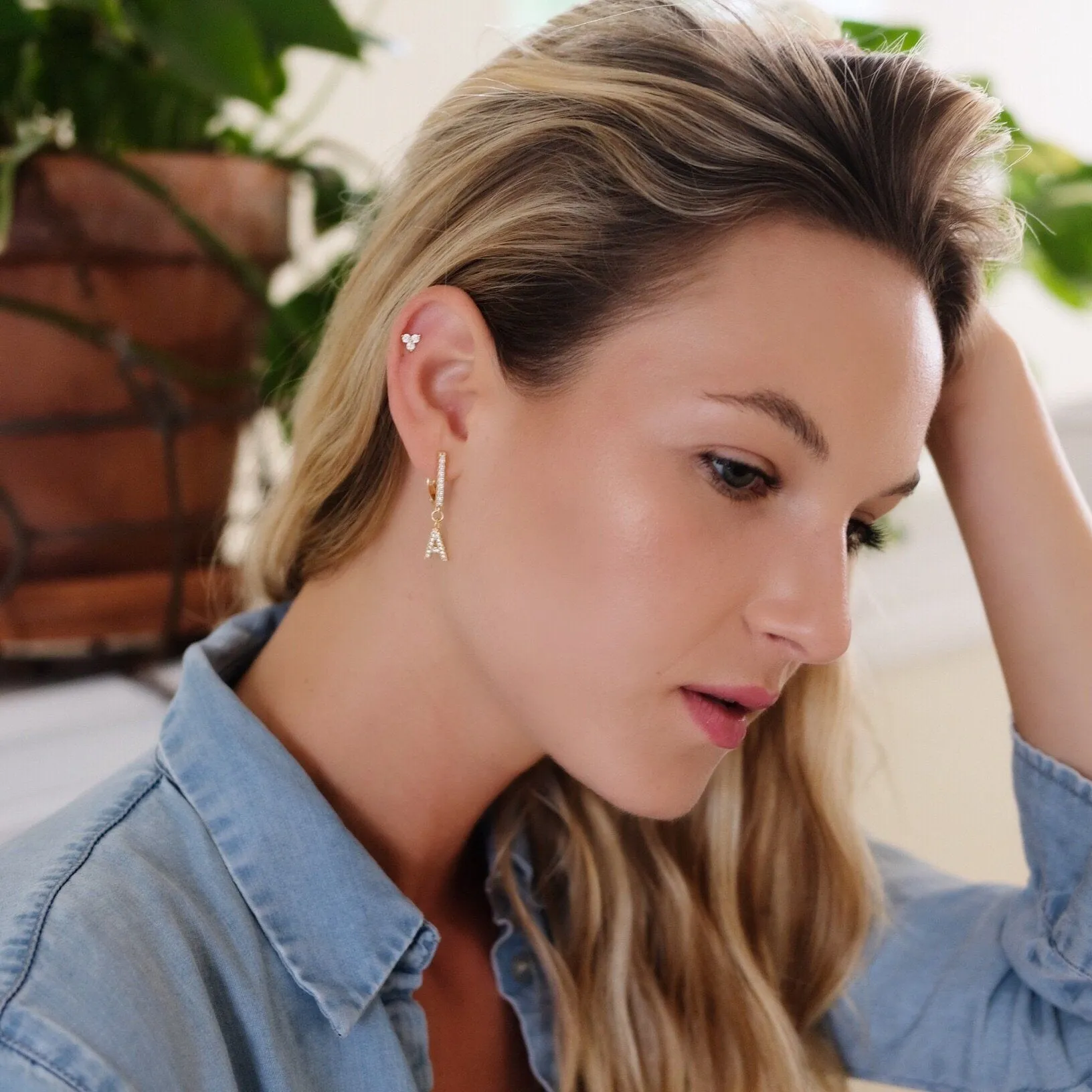Beth Trio Stone Studs