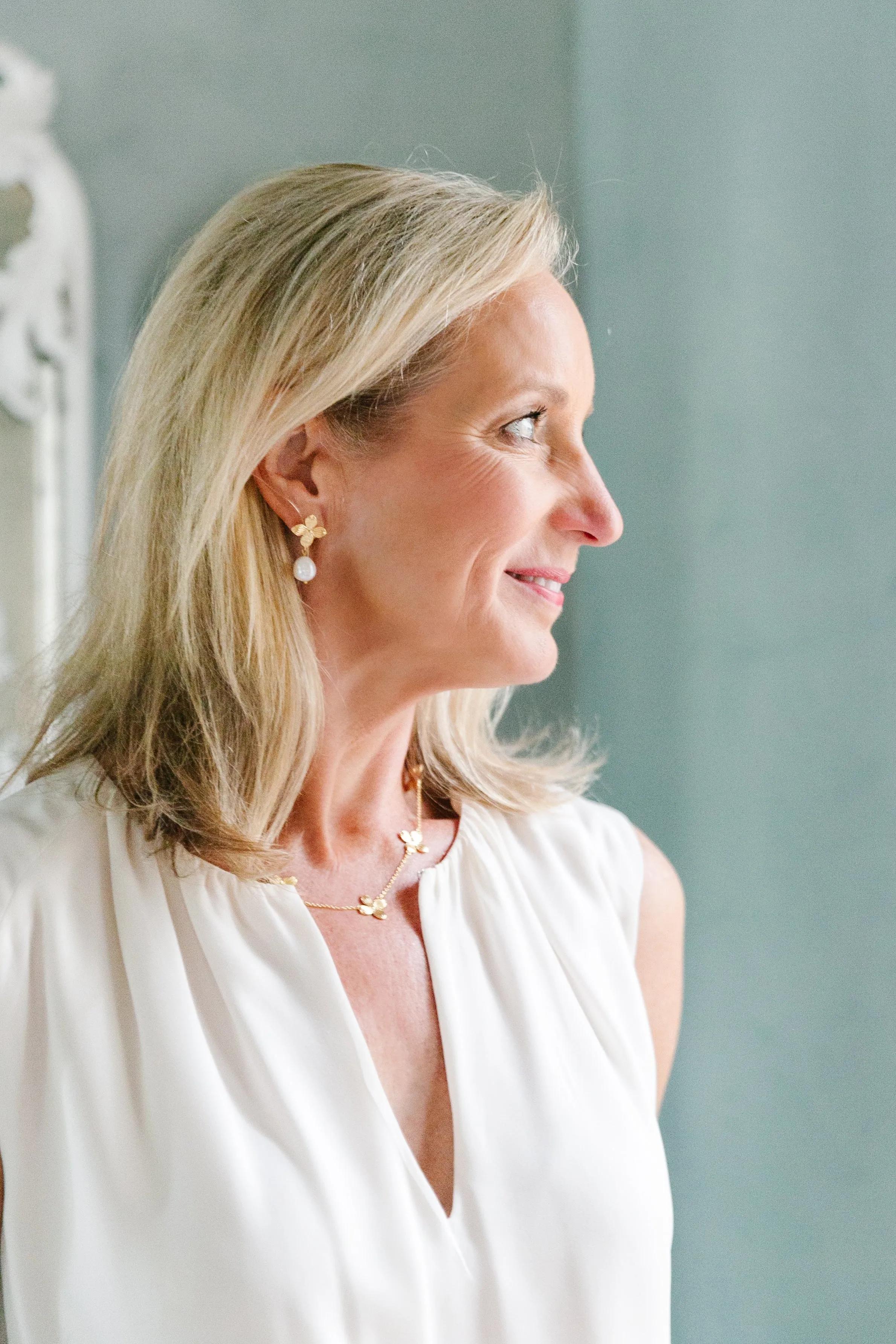 Bloom Pearl Drop Earrings