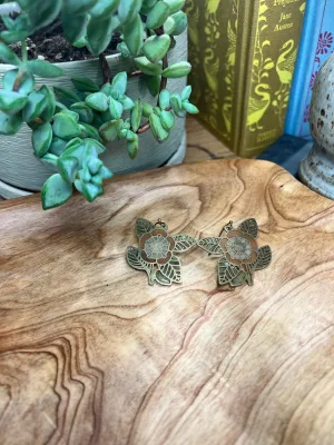 Bloom // Stained Glass Resin Earrings
