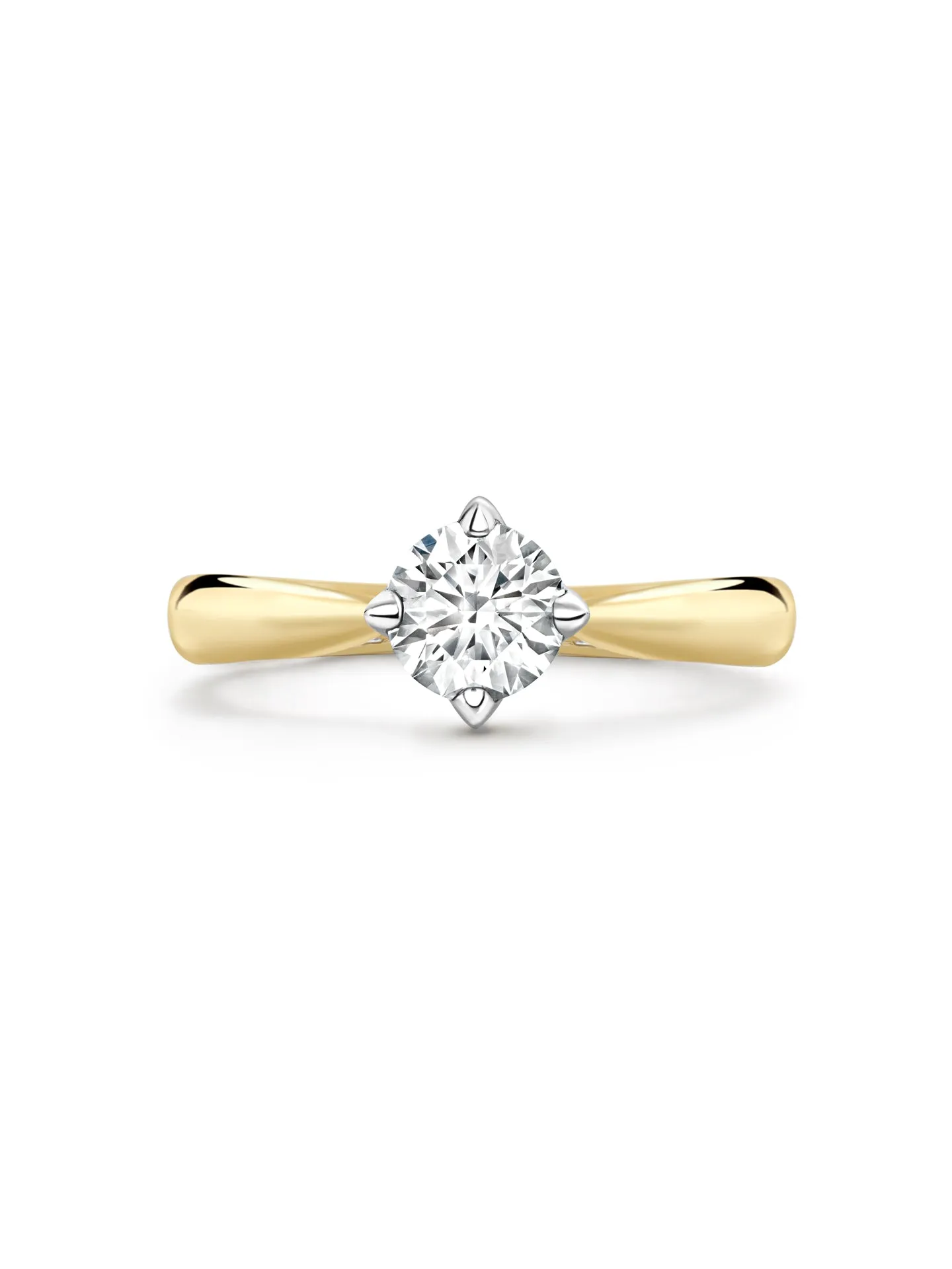 Boodles Brilliance Yellow Gold Diamond Engagement Ring 0.7 Carat GVS2