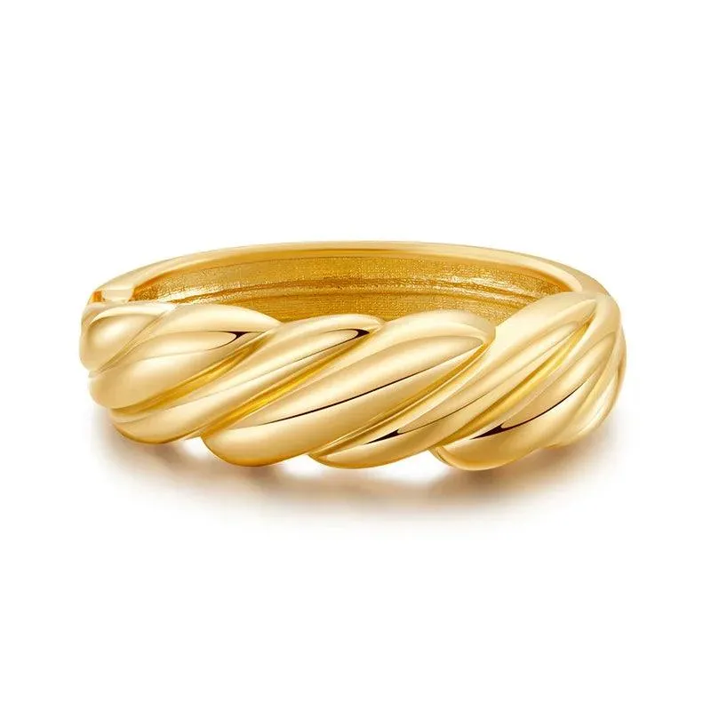 Bracelets Charm Jewelry - Golden Color - Twist Shape - TSJ9 Design