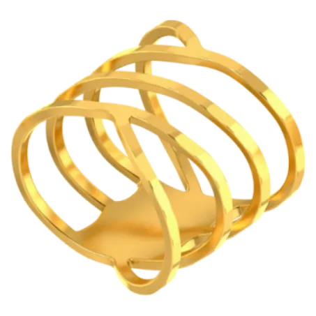 Charming 18k Gold Thumb Ring For Women From Pc Chandra Online Exclusive Collection