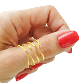 Charming 18k Gold Thumb Ring For Women From Pc Chandra Online Exclusive Collection