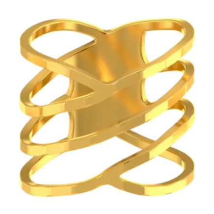 Charming 18k Gold Thumb Ring For Women From Pc Chandra Online Exclusive Collection