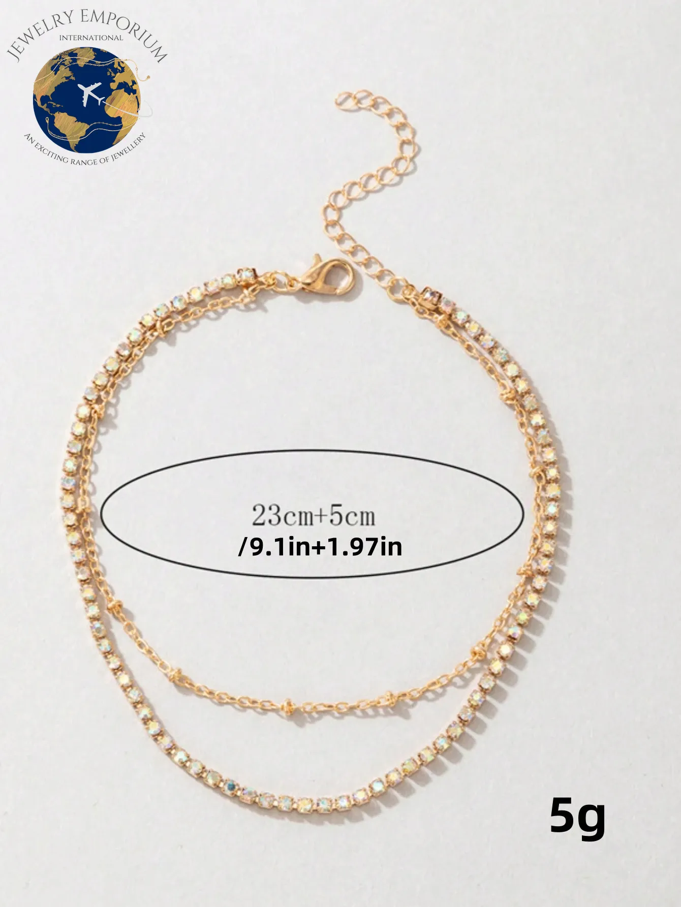 Chic 2-Piece Metallic Double Layer Anklet Set - Perfect for Daily Wear, Dates, and Celebrations