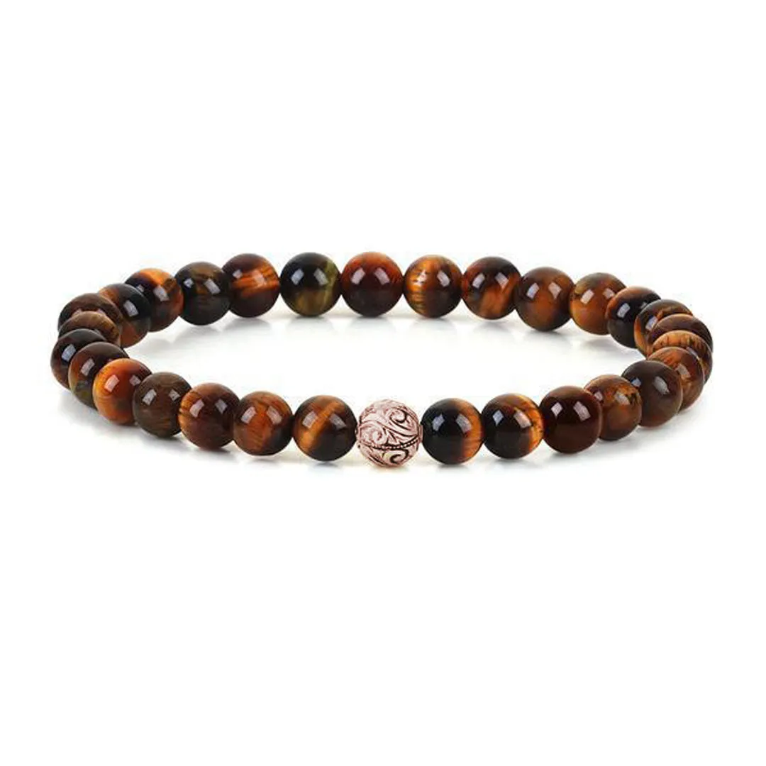 Classic Beaded Bracelet - Solid Gold