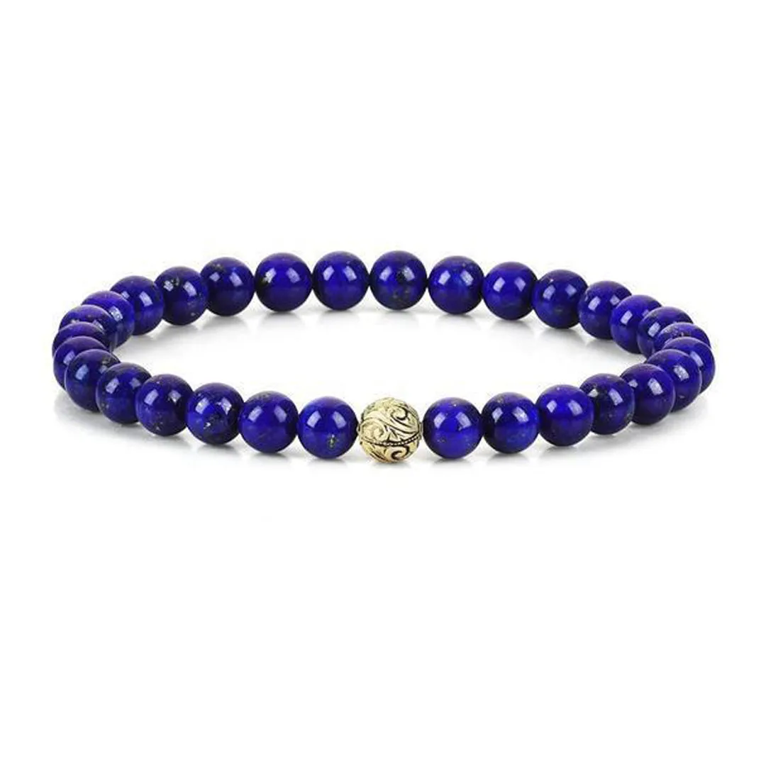 Classic Beaded Bracelet - Solid Gold