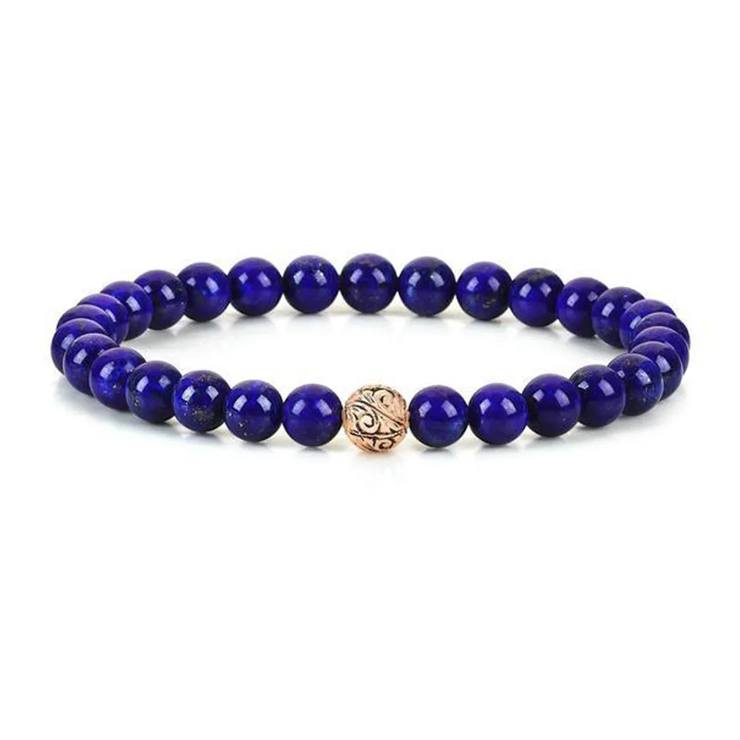 Classic Beaded Bracelet - Solid Gold