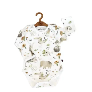 CLASSIC ONESIE - LS - HI THERE WHITE