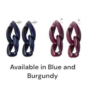 Coloured Chain Studs