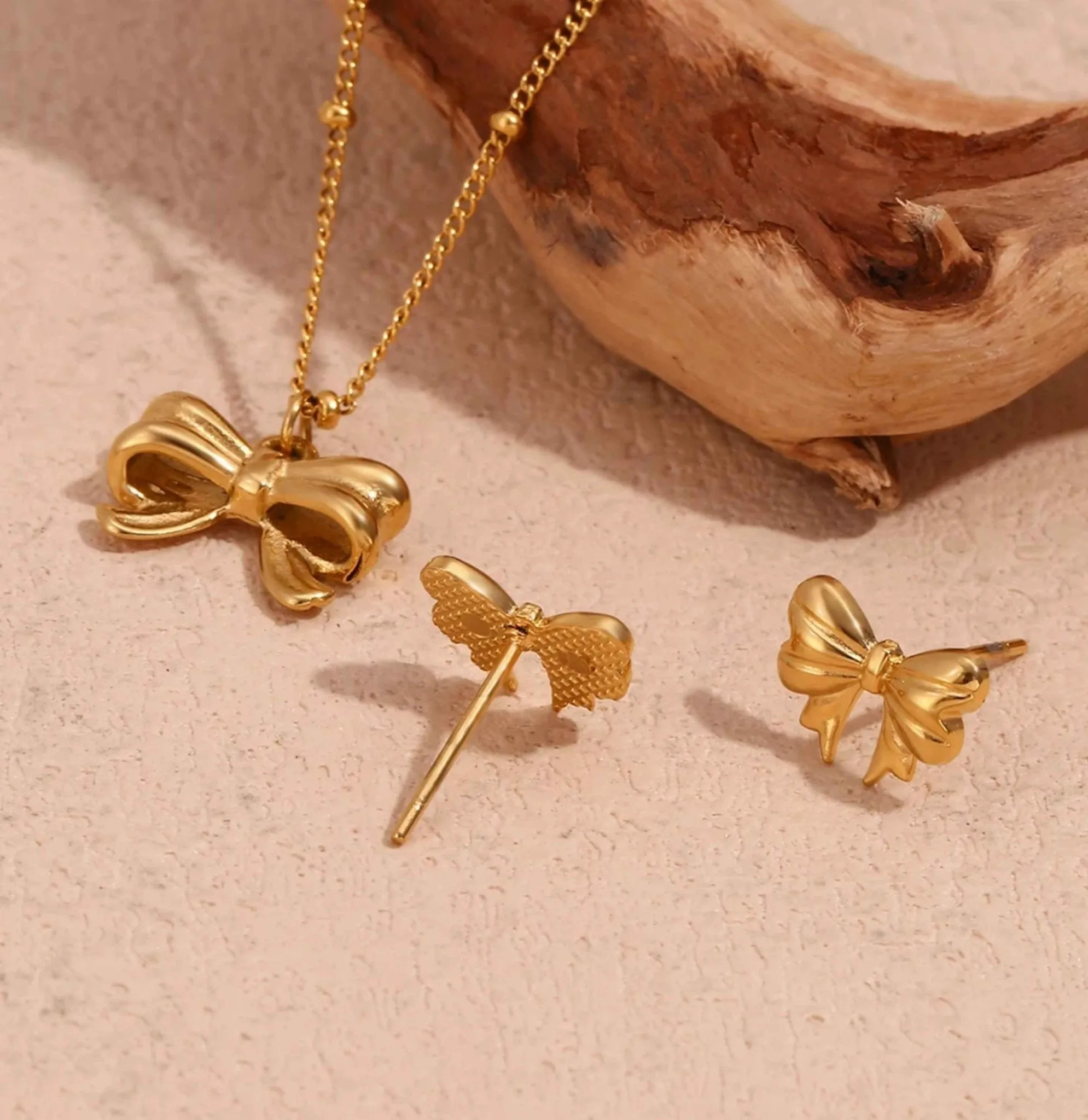 Cute Bow Jewellery set