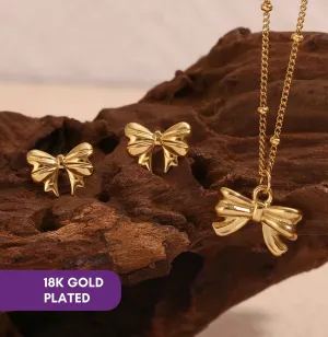 Cute Bow Jewellery set