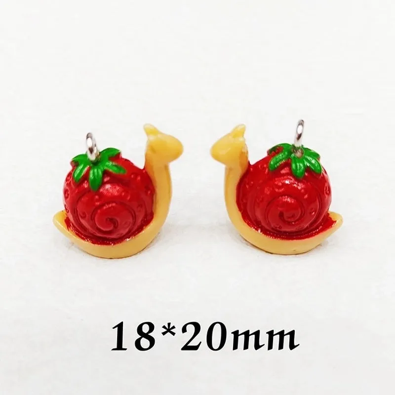 Cute Sweet Tortoise Rabbit Swan Resin Stoving Varnish Jewelry Accessories