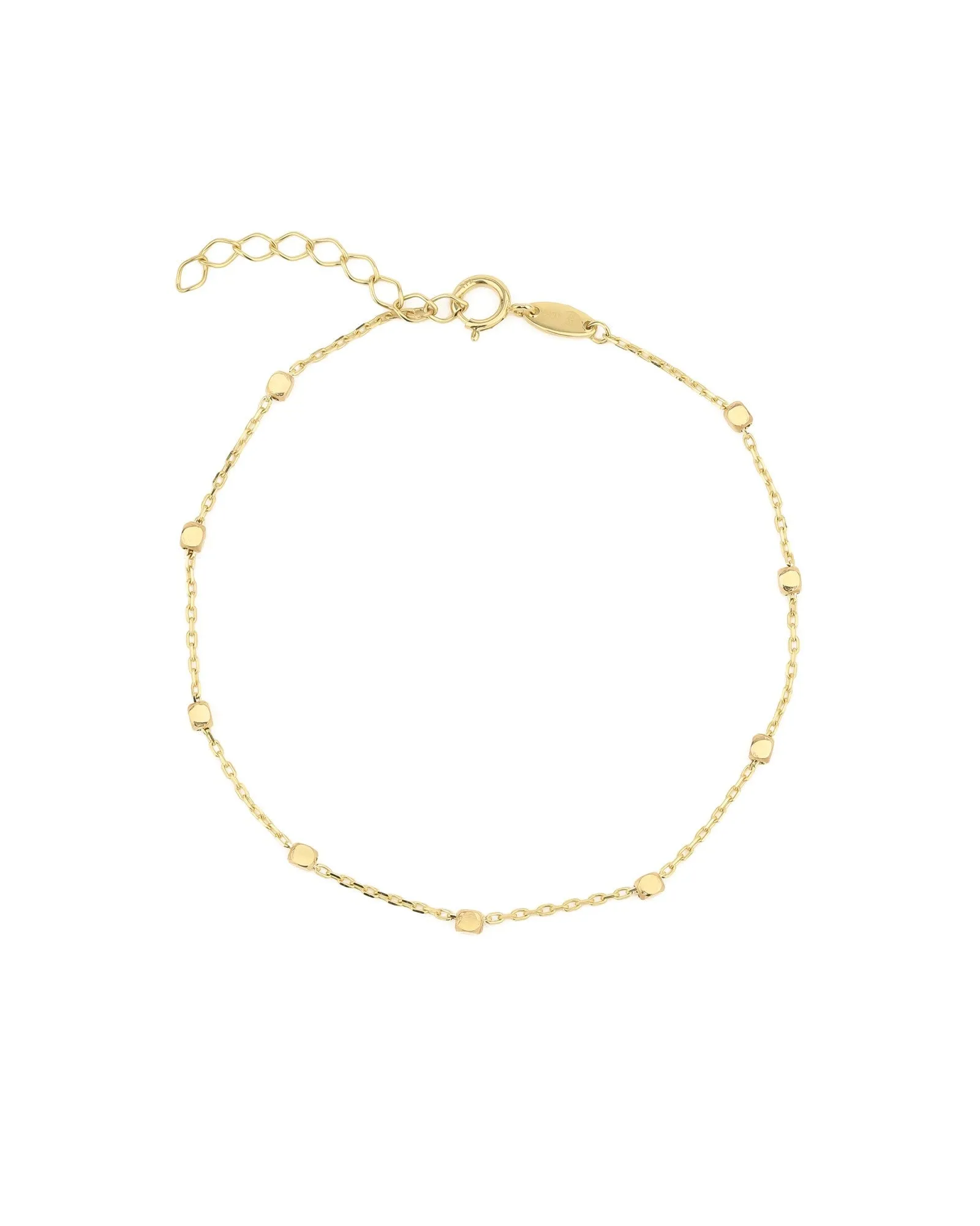 Diamond Cut Nugget Bracelet