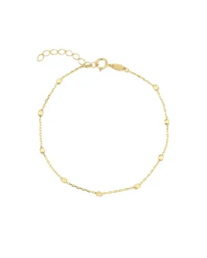 Diamond Cut Nugget Bracelet