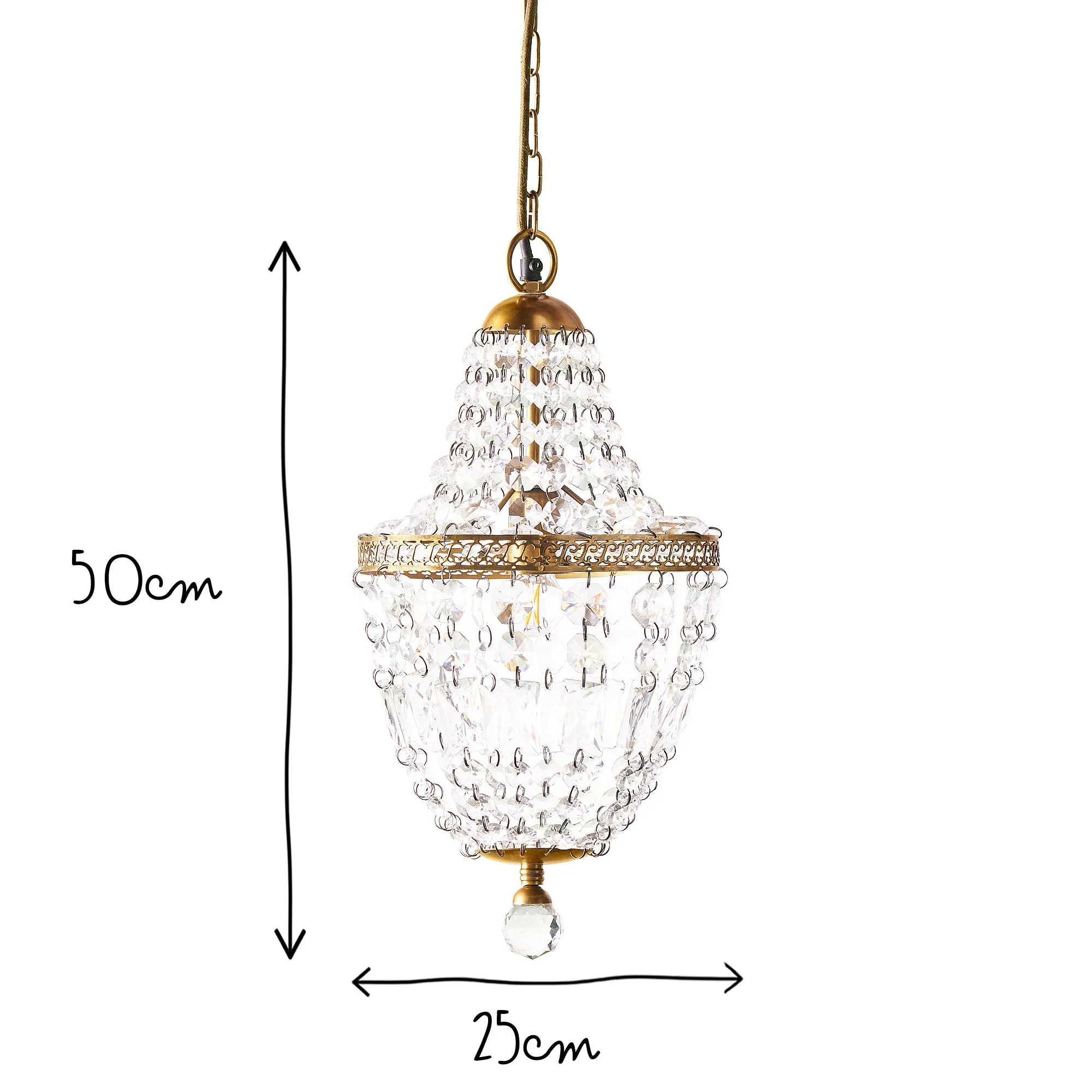 Edith crystal chandelier