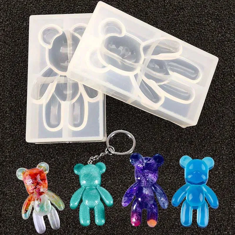 ELMAS Cute Bear Silicone Mold for DIY Resin Jewelry