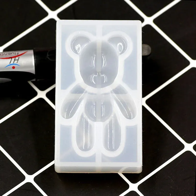 ELMAS Cute Bear Silicone Mold for DIY Resin Jewelry