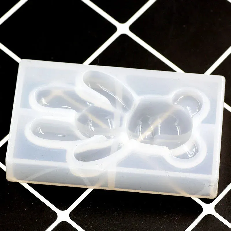 ELMAS Cute Bear Silicone Mold for DIY Resin Jewelry