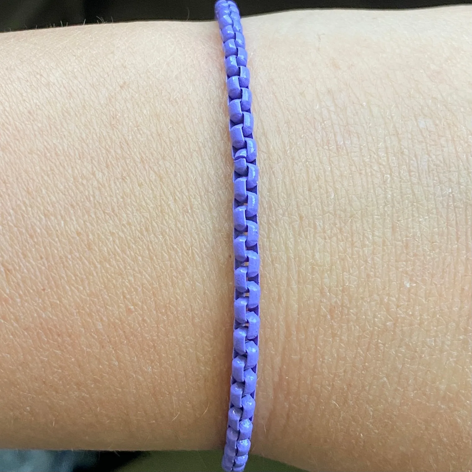Enamel Chain Link Anklet