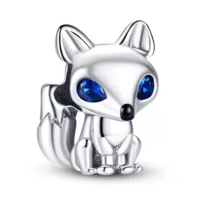Fox Charm - 925 Sterling Silver