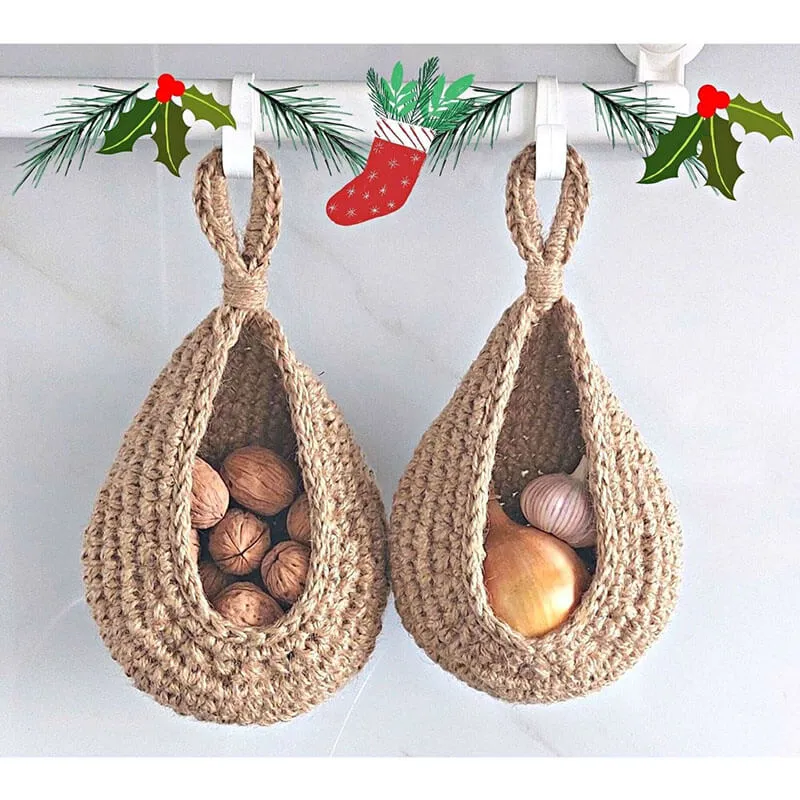 Hanging Wall Vegetable Fruit Baskets