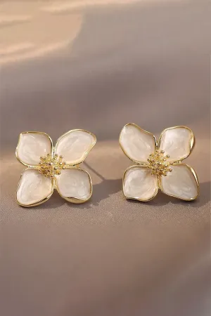 Hibiscus Dropped Earring