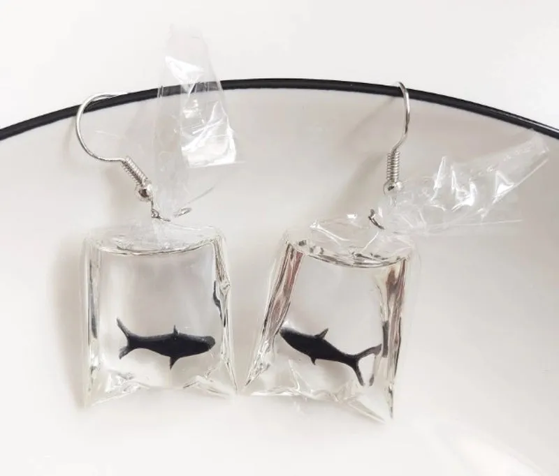 Ig Style Cute Goldfish Carp Resin Epoxy Jewelry Accessories