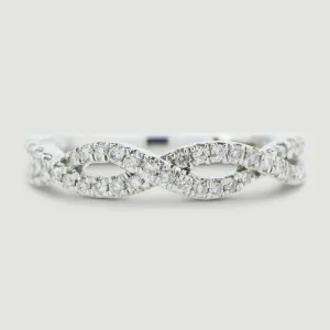 Infinity Sparkle Diamond Ring